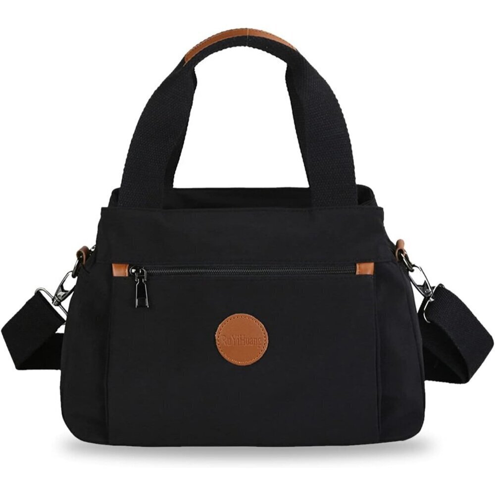 Women Nylon Crossbody Bag Large Capacity Multi-Pocket Shoulder Handbag
